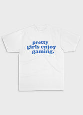 PRETTY GIRLS ENJOY GAMING - Blue | Heavy Premium Shirt